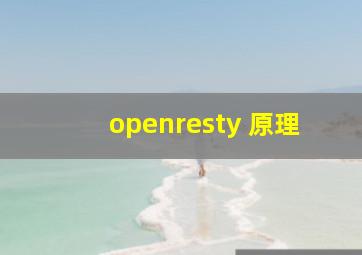 openresty 原理